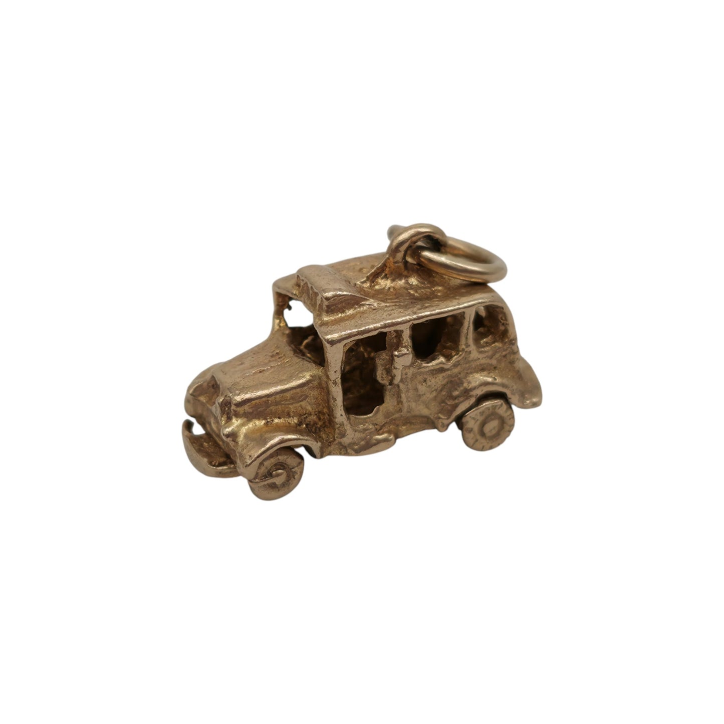 9ct 375 Yellow Gold Taxi Opening Charm 1967 L 1.7 cm 3.6 g.