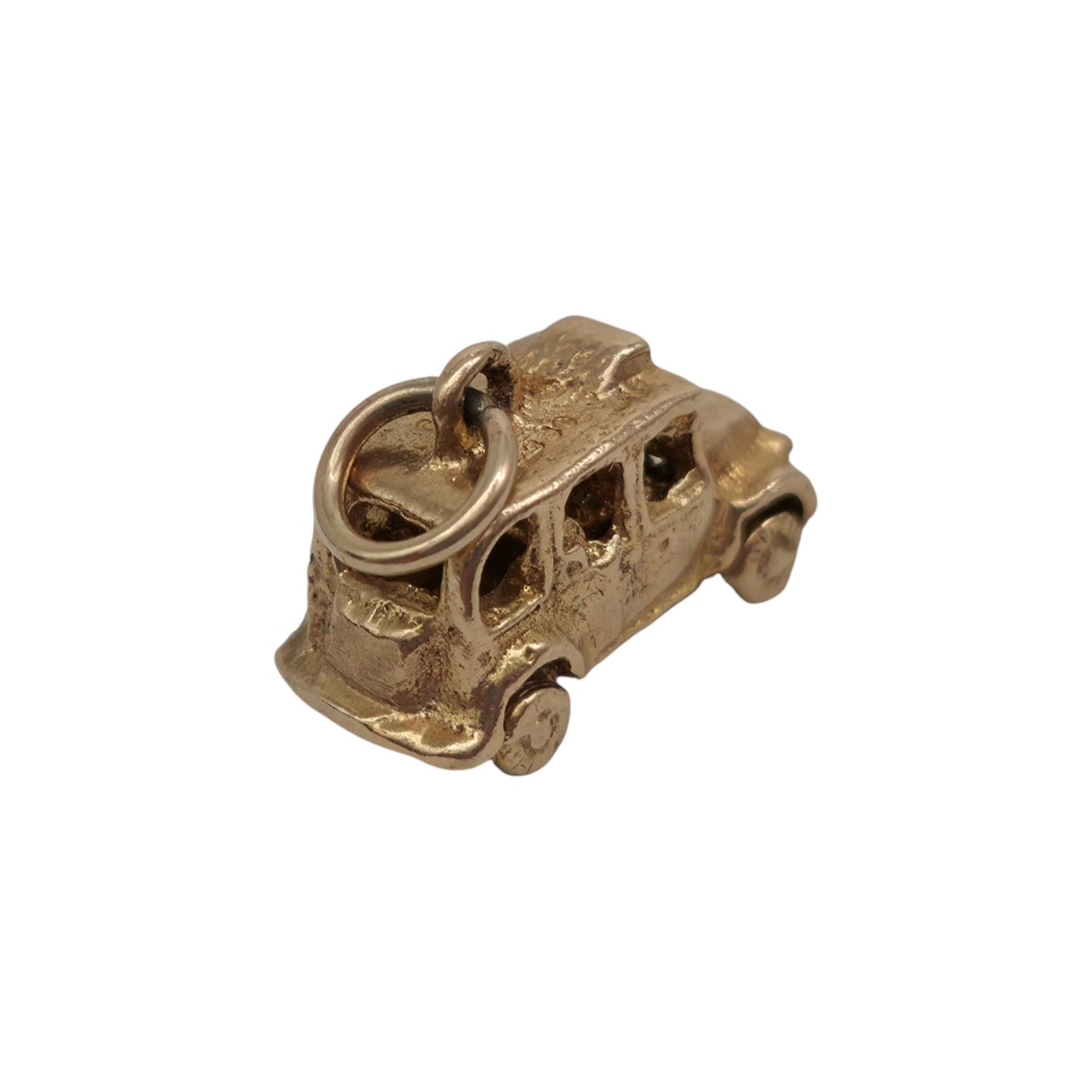 9ct 375 Yellow Gold Taxi Opening Charm 1967 L 1.7 cm 3.6 g.