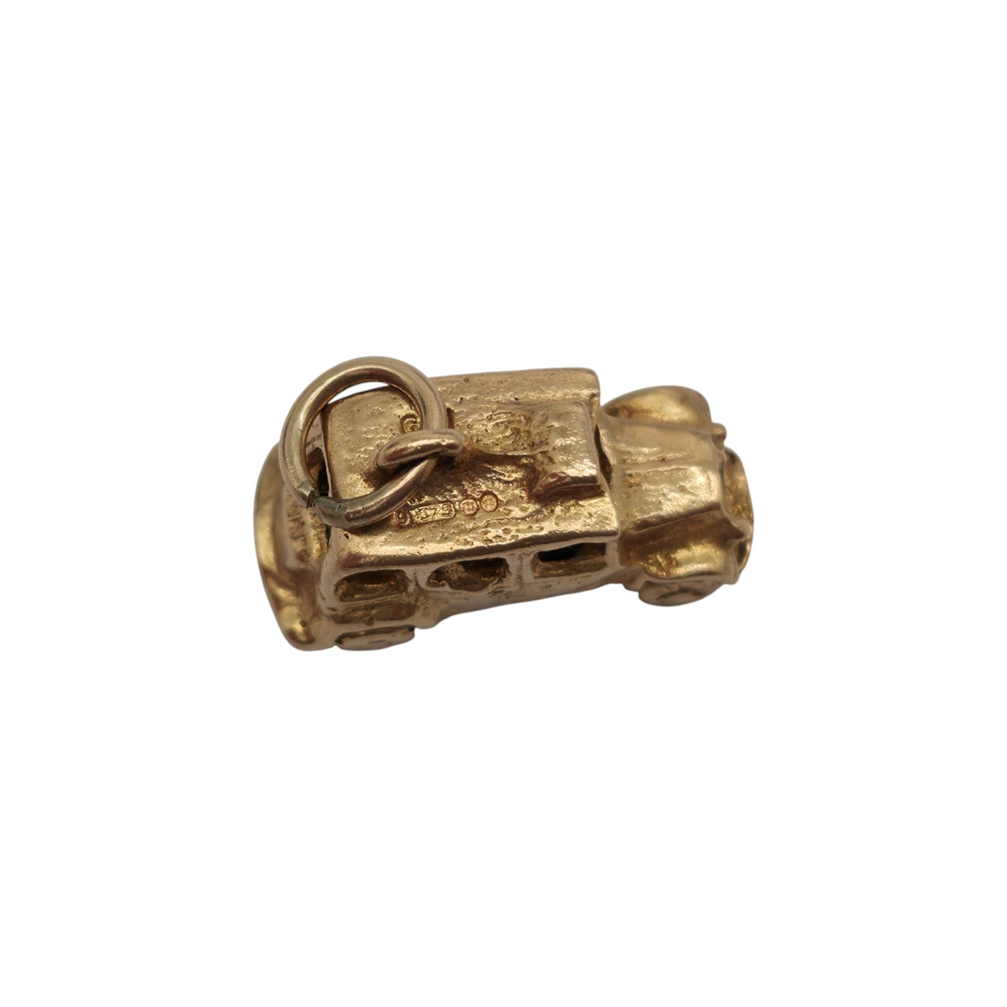 9ct 375 Yellow Gold Taxi Opening Charm 1967 L 1.7 cm 3.6 g.