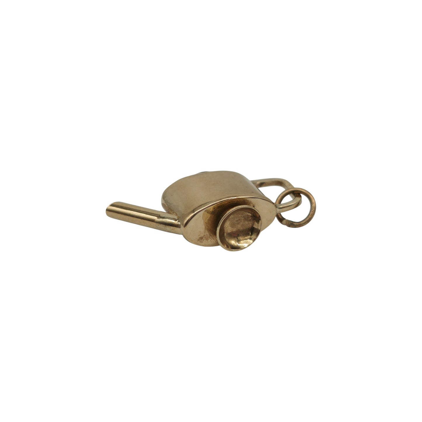 9ct 375 Yellow Gold Teapot Charm 1979 L 2.6 cm 2.2 g.