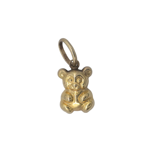 9ct 375 Yellow Gold Teddy Bear Charm