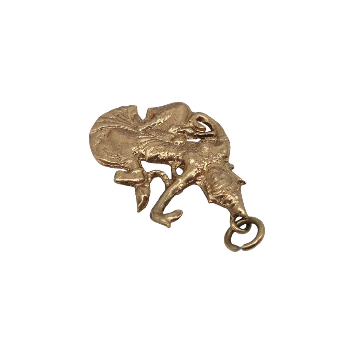 9ct 375 Yellow Gold Thai Dancer Charm 1962 L 2.4 cm 4.1 g.
