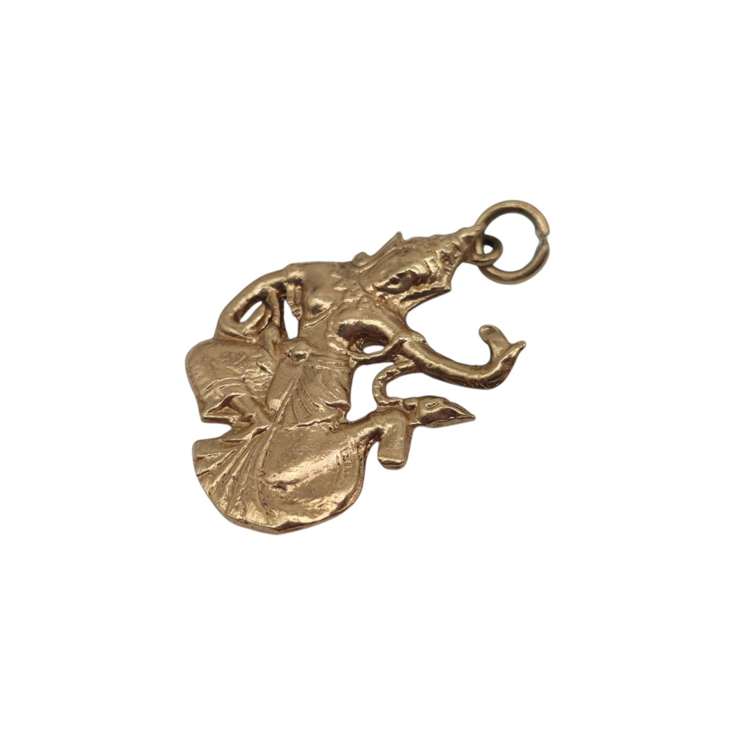 9ct 375 Yellow Gold Thai Dancer Charm 1962 L 2.4 cm 4.1 g.
