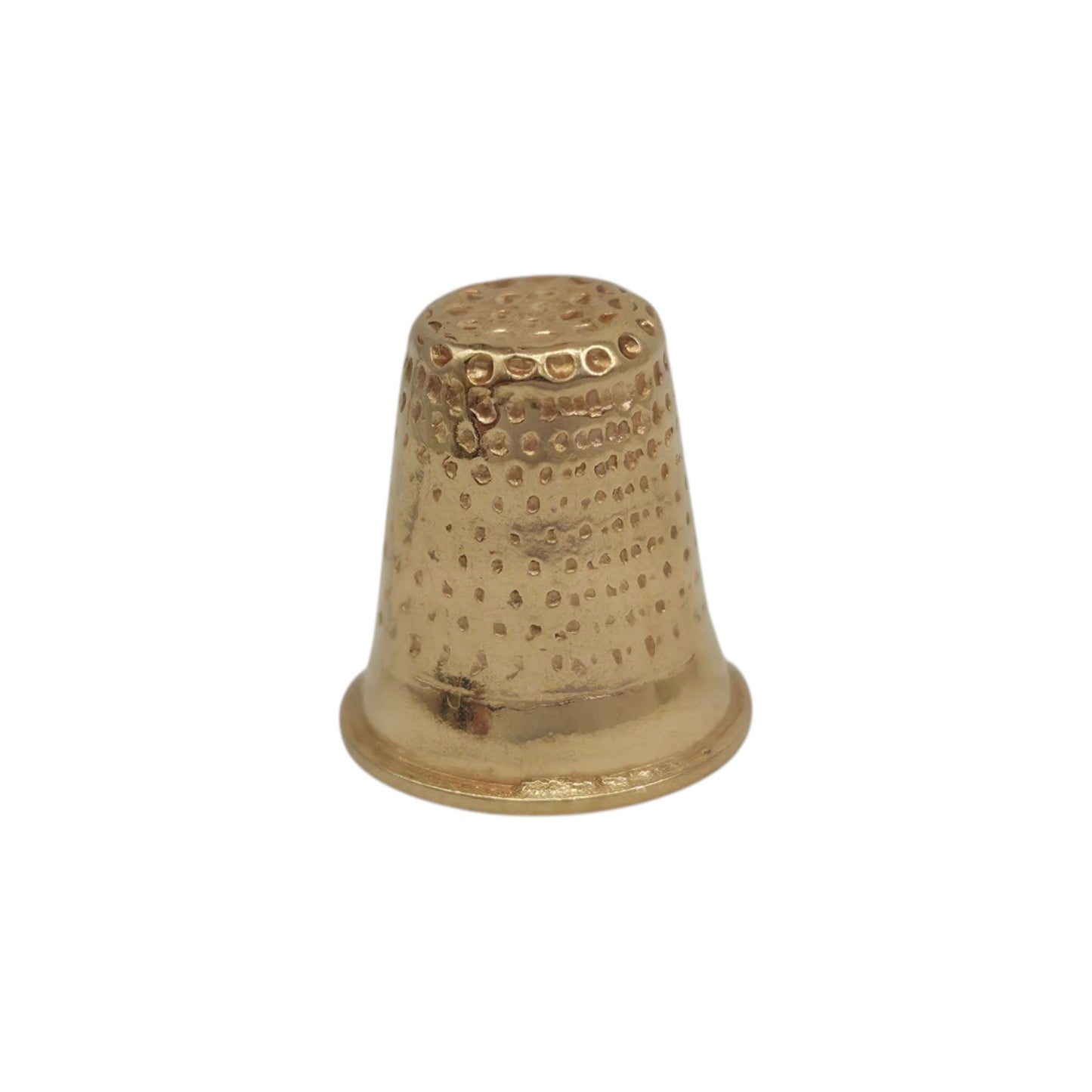 Unoaerre 9ct 375 Yellow Gold Thimble Charm L 0.9 cm 0.9 g.