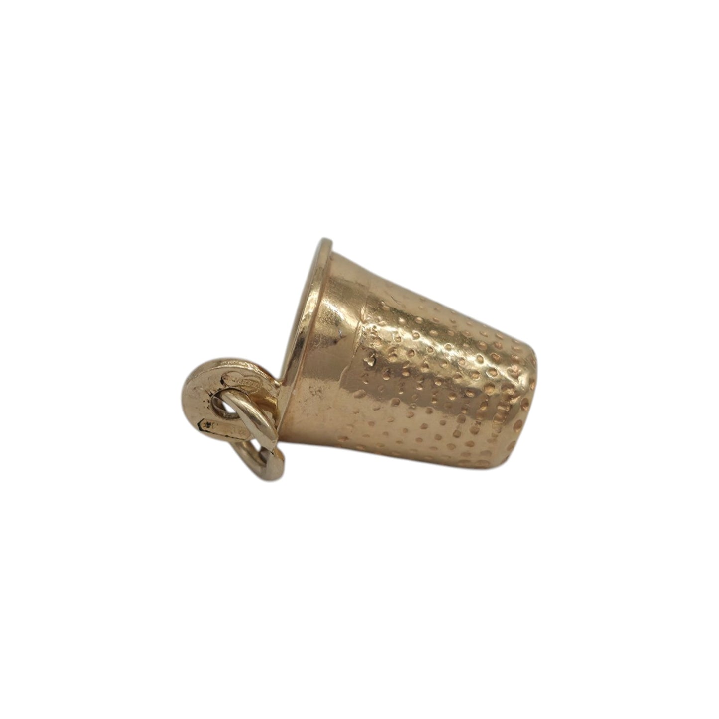Unoaerre 9ct 375 Yellow Gold Thimble Charm L 0.9 cm 0.9 g.