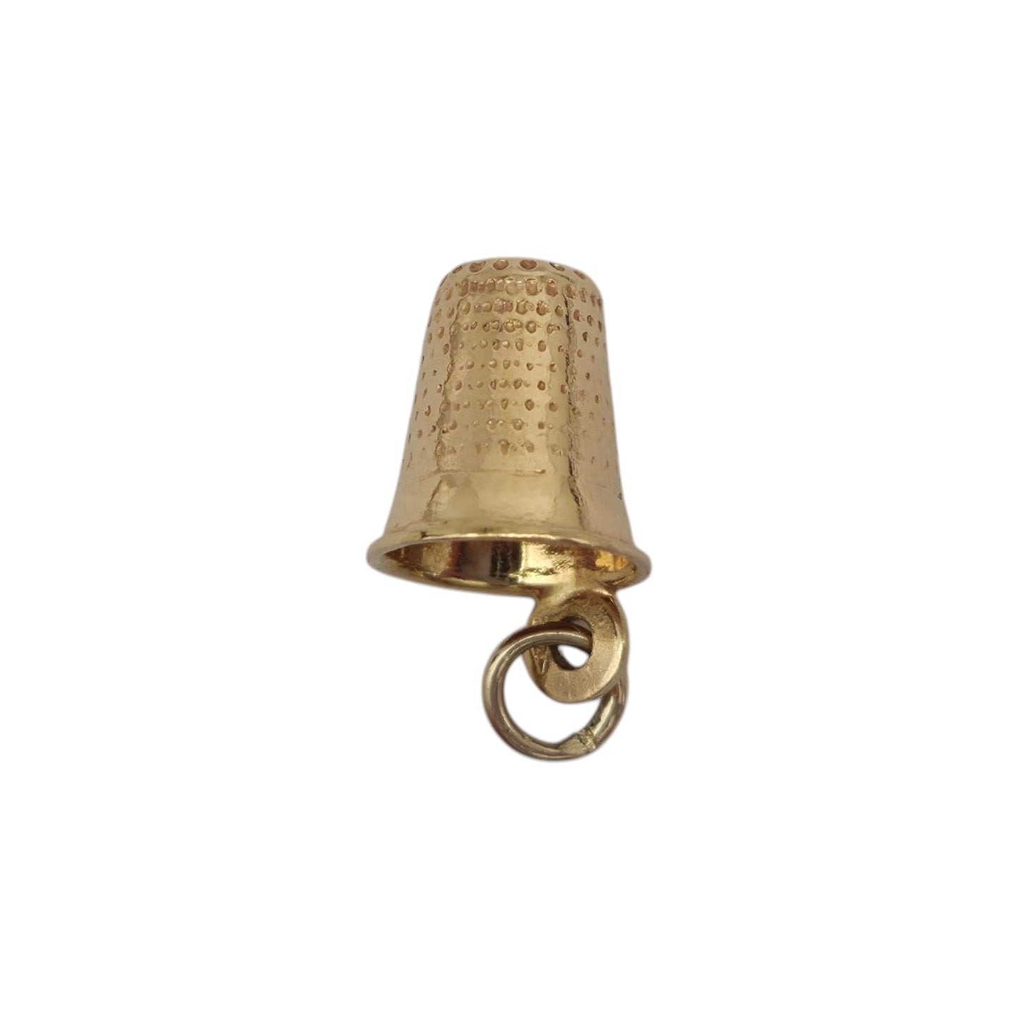 Unoaerre 9ct 375 Yellow Gold Thimble Charm L 0.9 cm 0.9 g.