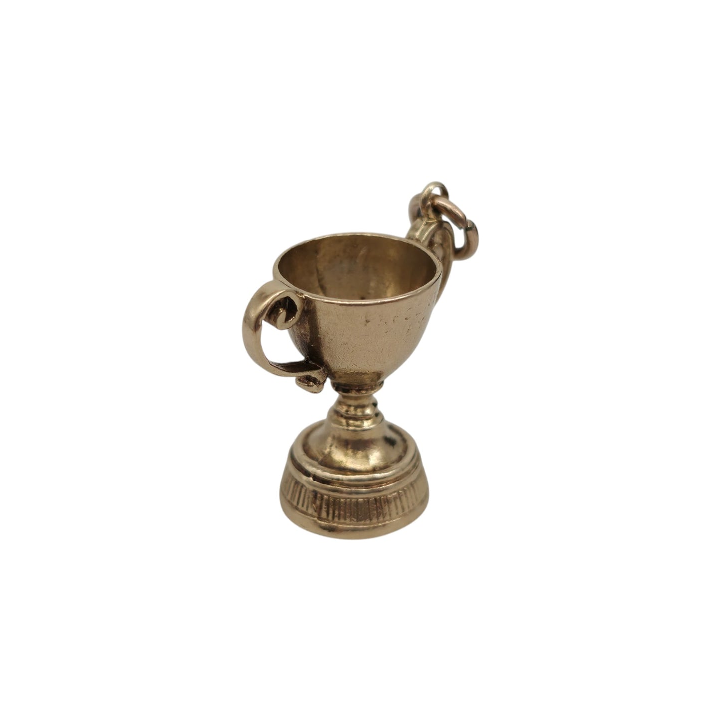 9ct 375 Yellow Gold Trophy Cup Charm 1963 L 1.9 cm 4.0 g.