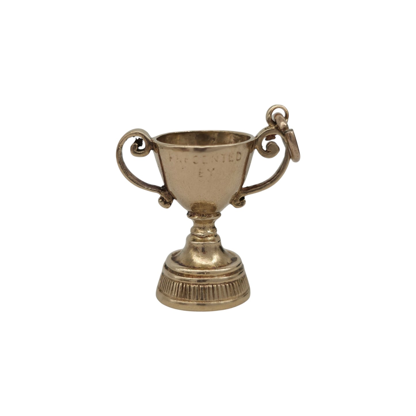 9ct 375 Yellow Gold Trophy Cup Charm 1963 L 1.9 cm 4.0 g.