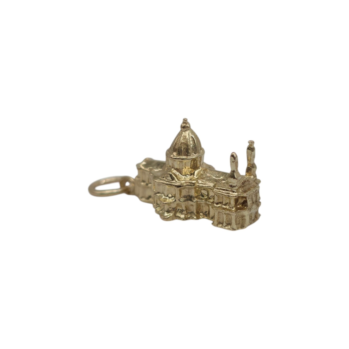 9ct 375 Yellow Gold Westminster Abbey Charm c.1970's L 1.5 cm 2.0 g.