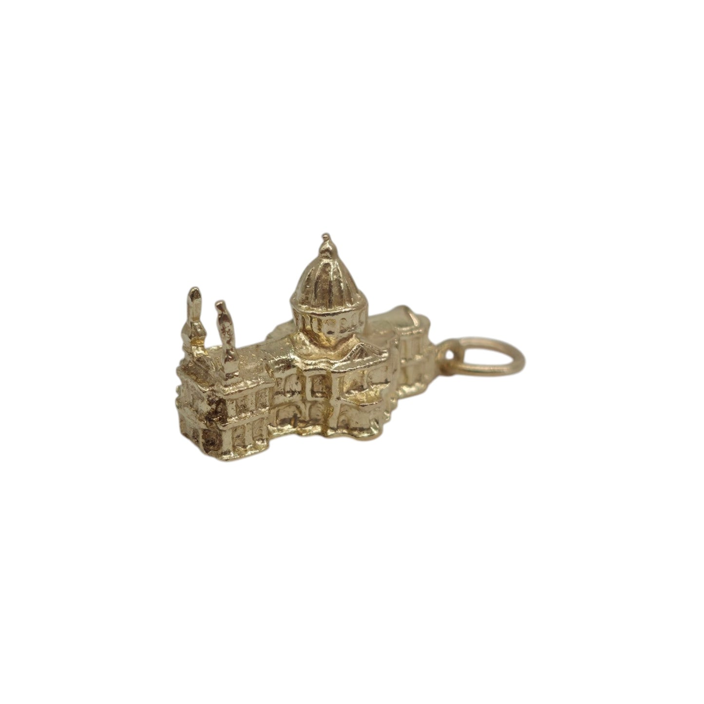 9ct 375 Yellow Gold Westminster Abbey Charm c.1970's L 1.5 cm 2.0 g.
