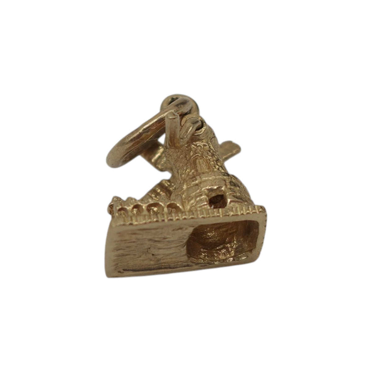 9ct 375 Yellow Gold Articulated Windmill Charm L 1.2 cm 1.7 g.