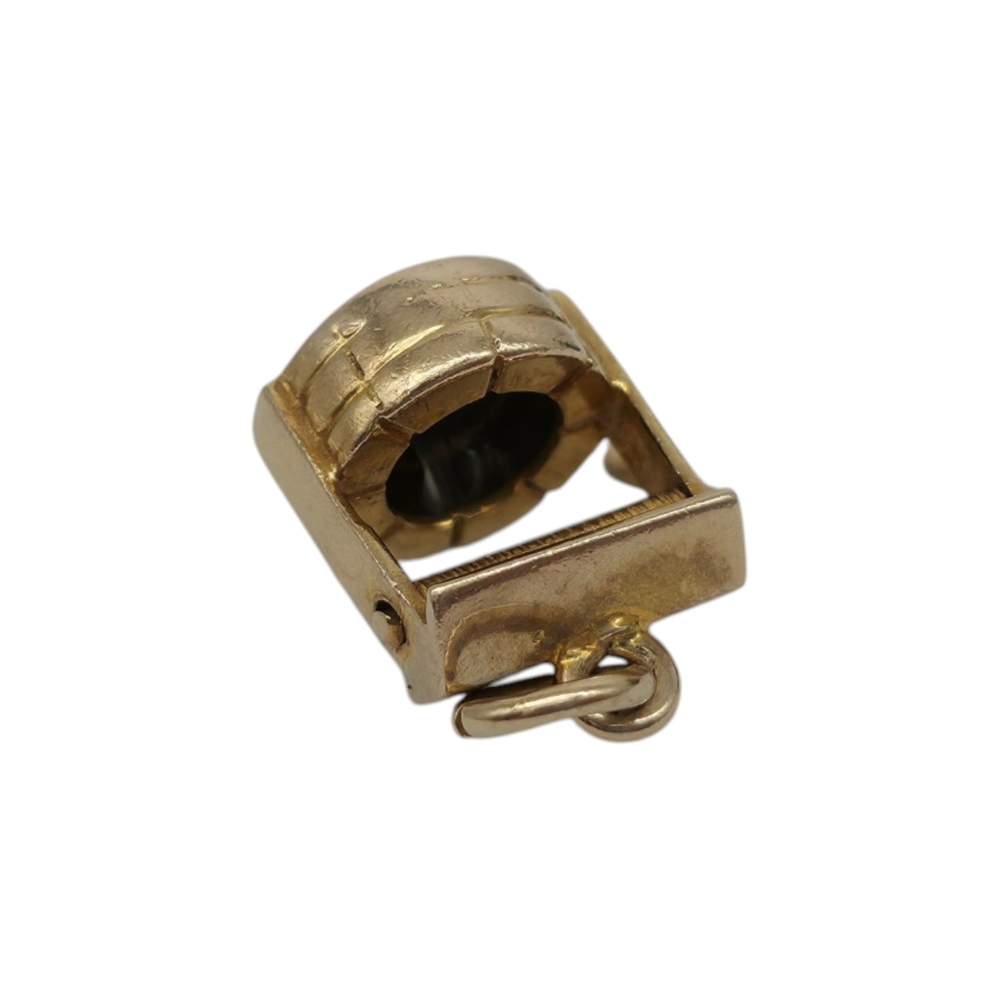 9ct Yellow Gold Wishing Well Charm L 0.8 cm 1.1 g.