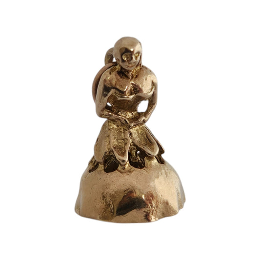 9ct 375 yellow gold Bell Charm