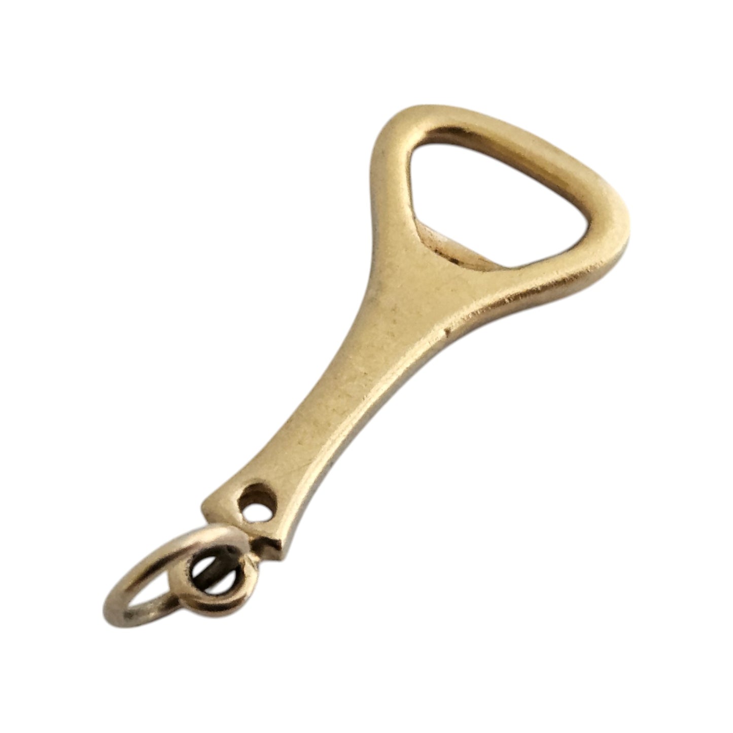 9ct 375 Yellow Gold Bottle Opener Charm 1966 L 2.2 cm 1.5 g.