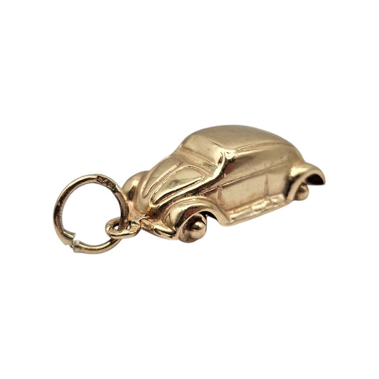 9ct Yellow Gold Car Charm L 1.7 cm 1.1 g.