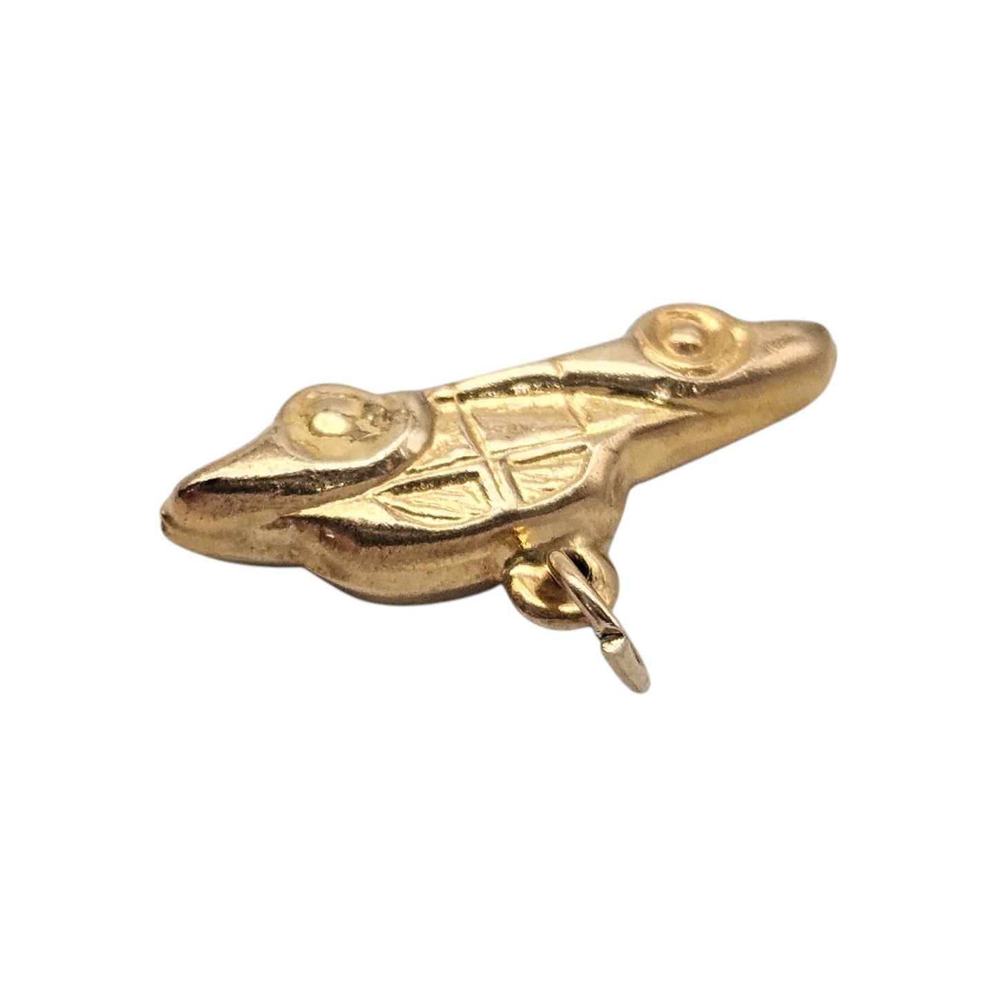 9ct 375 Yellow Gold Car Charm c.1966 L 2.0 cm 0.8 g.