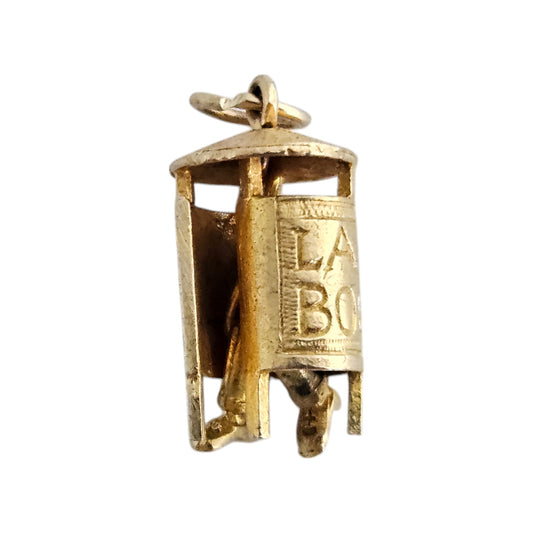 9ct 375 Yellow Gold La Bog Articulated Charm 1963 L 1.8 cm 2.9 g.