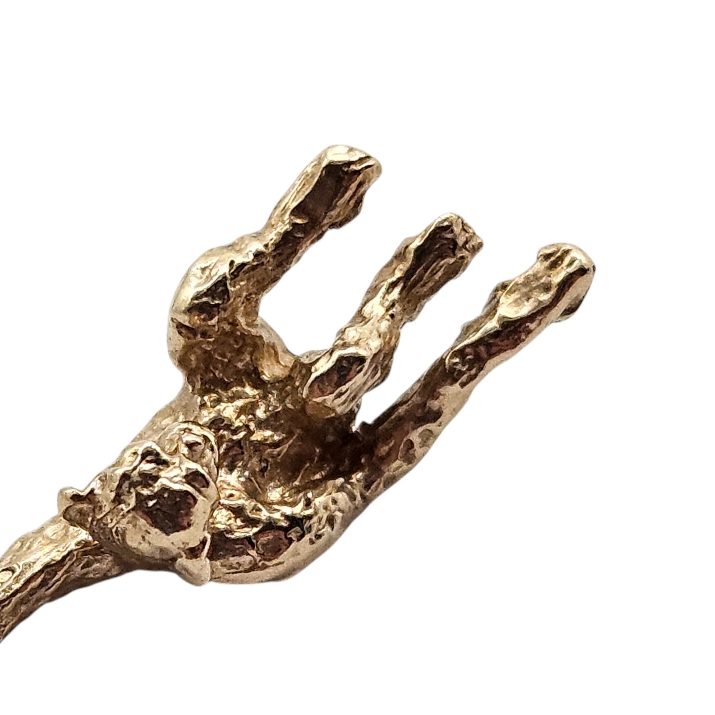 9ct 375 Yellow Gold Monkey Charm L 2.6 cm 2.6 g.