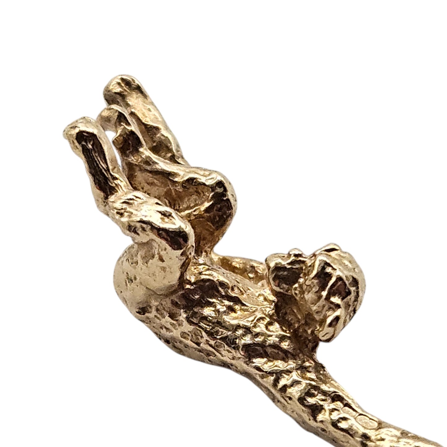 9ct 375 Yellow Gold Monkey Charm L 2.6 cm 2.6 g.