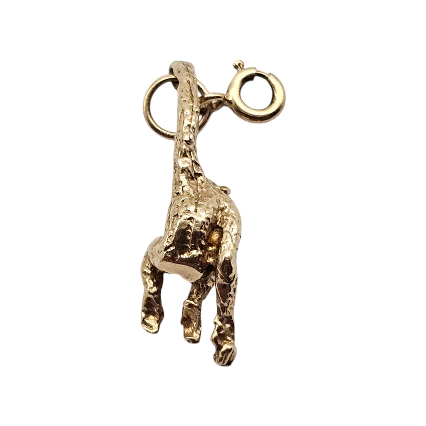 9ct 375 Yellow Gold Monkey Charm L 2.6 cm 2.6 g.