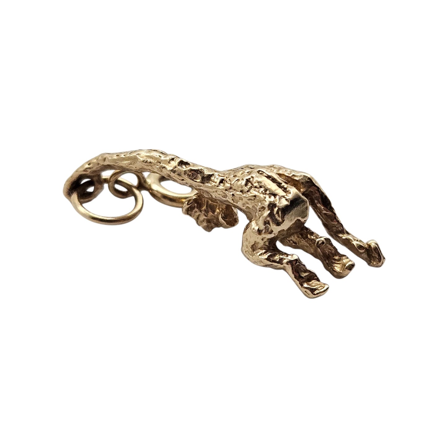 9ct 375 Yellow Gold Monkey Charm L 2.6 cm 2.6 g.