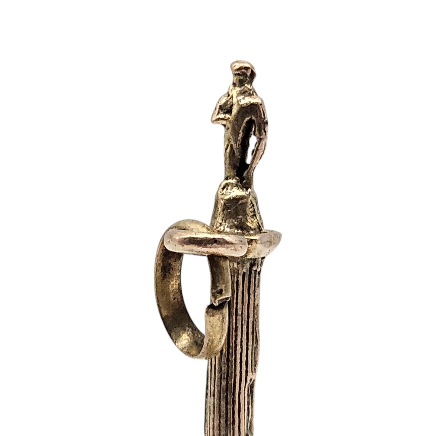 9ct 375 Yellow Gold Nelson's Column Charm 1964 L 2.8 cm 2.7 g.