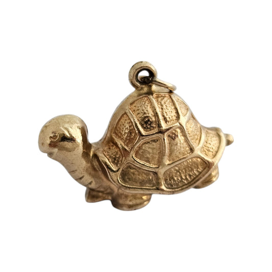 9ct 375 yellow gold Tortoise Charm