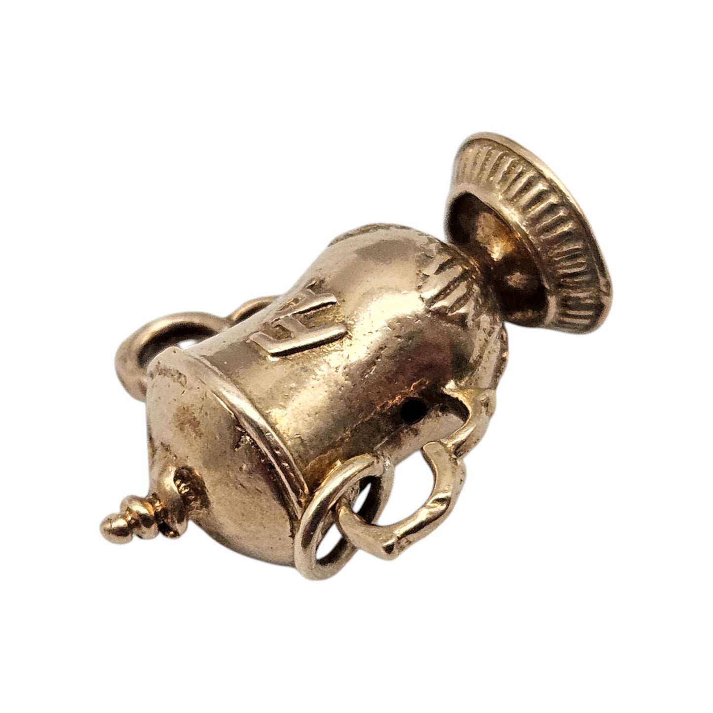 9ct 375 Yellow Gold Trophy Cup Charm 1965 L 2.0 cm 3.5 g.