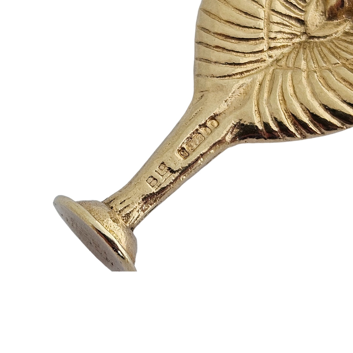 9ct 375 Yellow Gold World Cup "England 1966" Charm L 2.9 cm 5.9 g