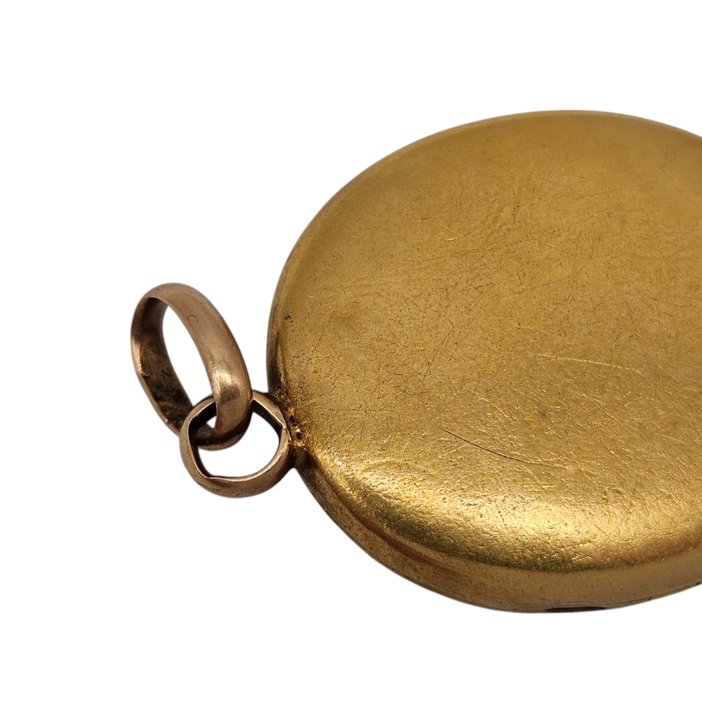 Victorian 18ct Yellow Gold Engraved Locket Pendant L 3.0 cm 10.2 g.