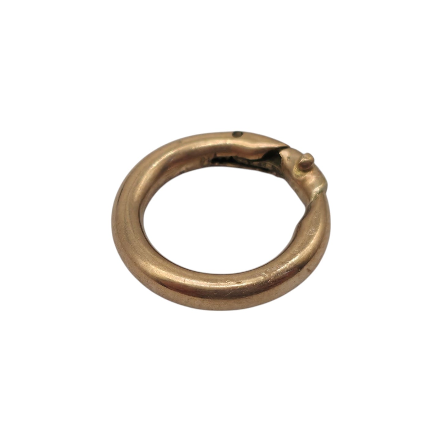 Unusual Antique 15ct Rose Gold Bolt Clasp c.1900 L 1.2 cm 0.9 g.