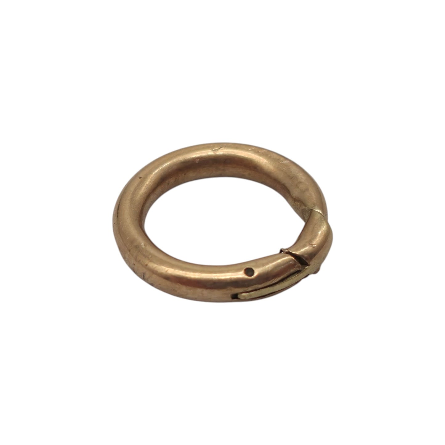 Unusual Antique 15ct Rose Gold Bolt Clasp c.1900 L 1.2 cm 0.9 g.