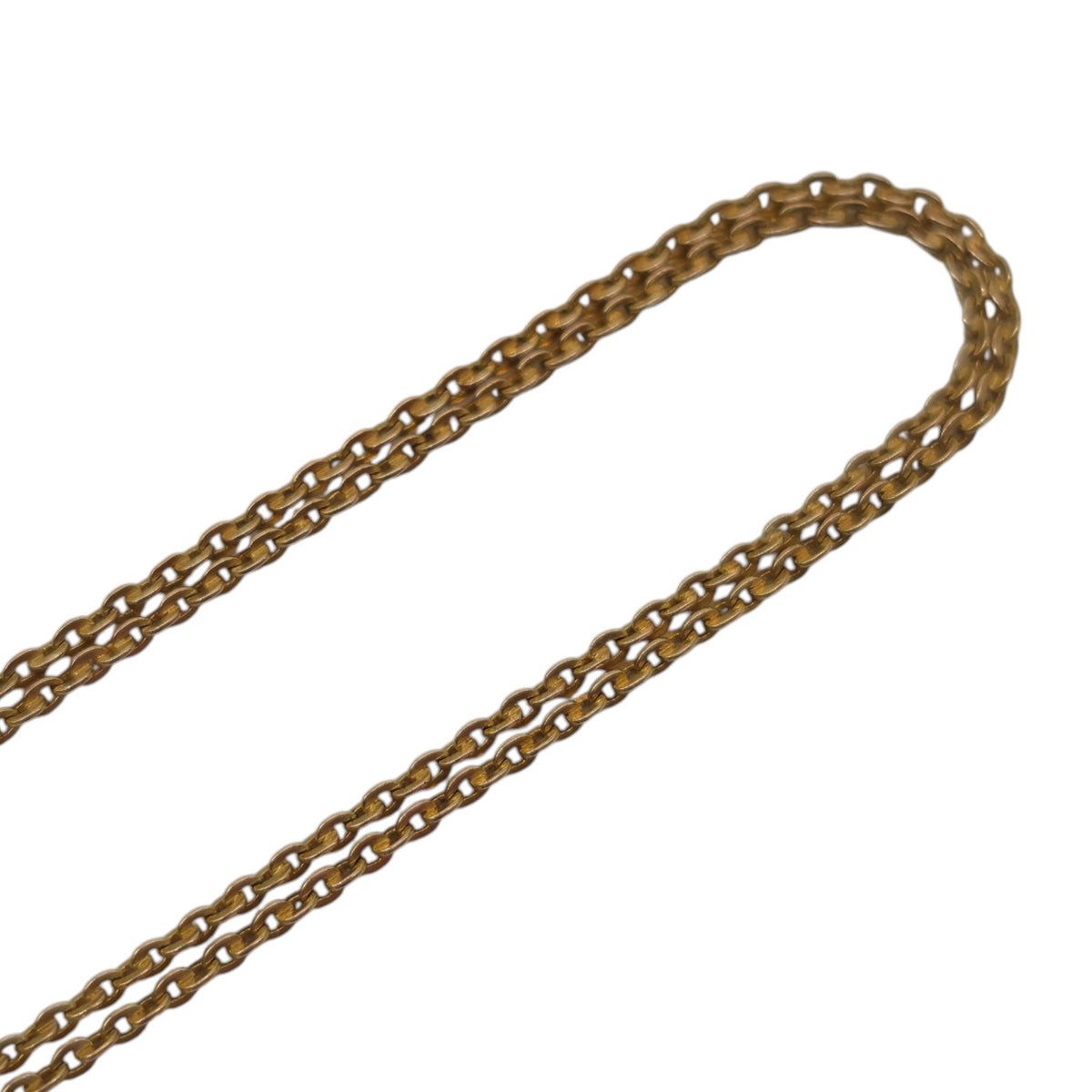 Antique 15ct Yellow Gold Cable Chain c.1900 L 43.0 cm 1.8 g.