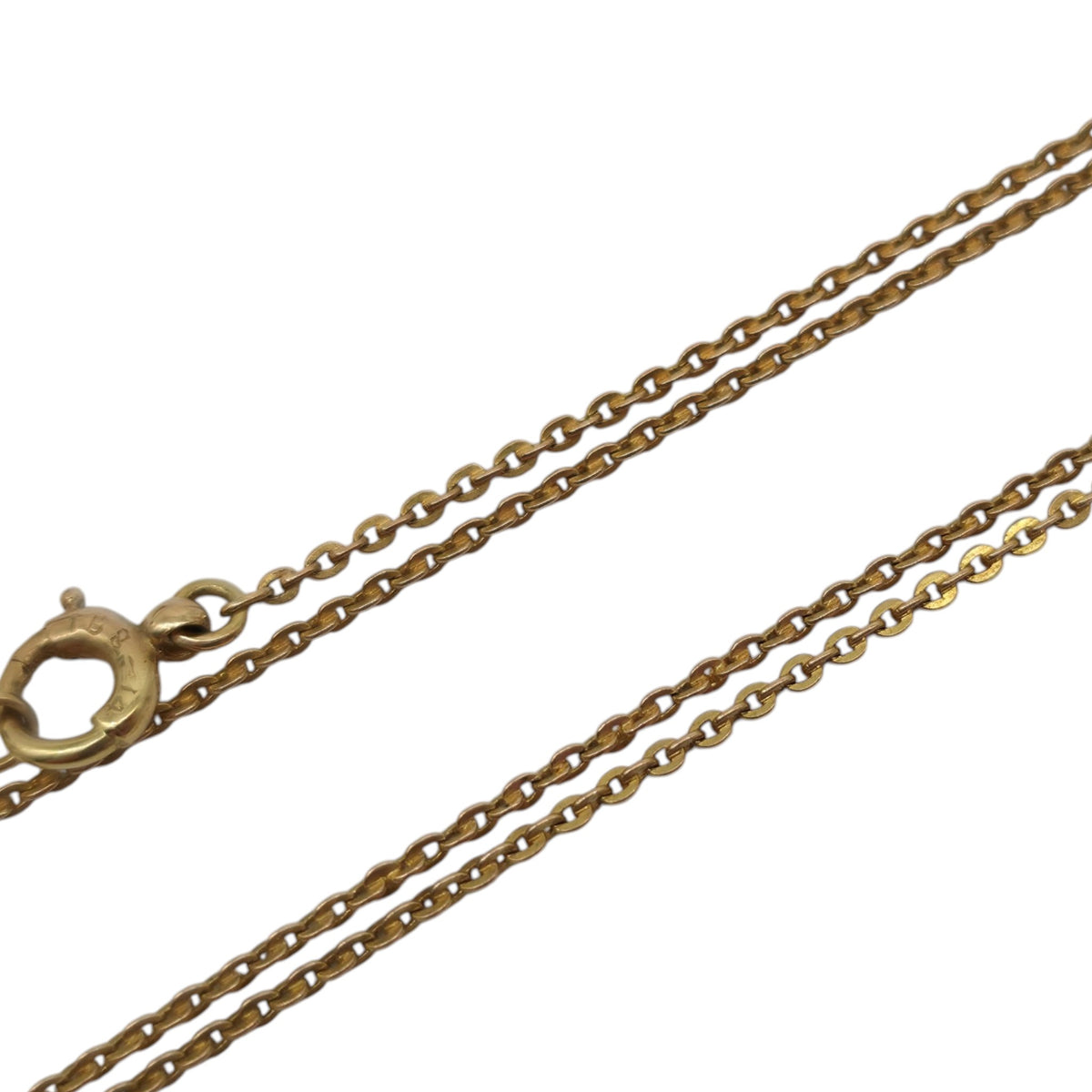 Antique 15ct Yellow Gold Cable Chain c.1900 L 43.0 cm 1.8 g.
