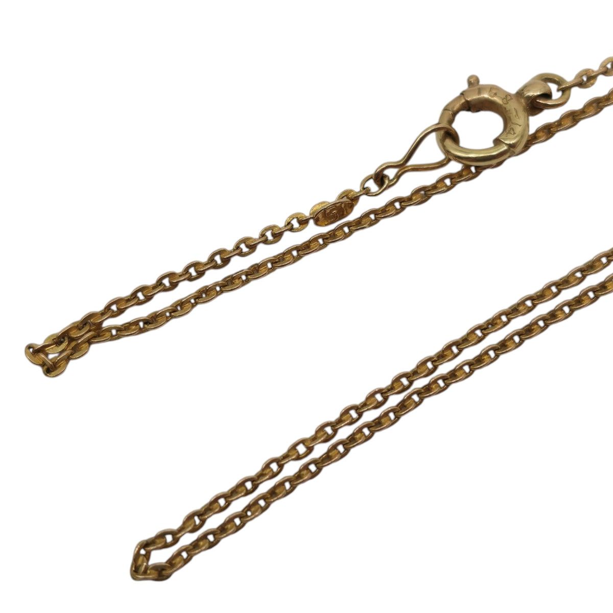 Antique 15ct Yellow Gold Cable Chain c.1900 L 43.0 cm 1.8 g.