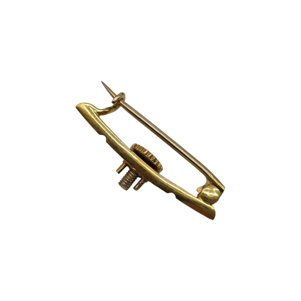 Victorian 15ct Yellow Gold Convertible Starburst Pendant Brooch With Pearls & Diamonds L 4.4 cm 11.4 g.