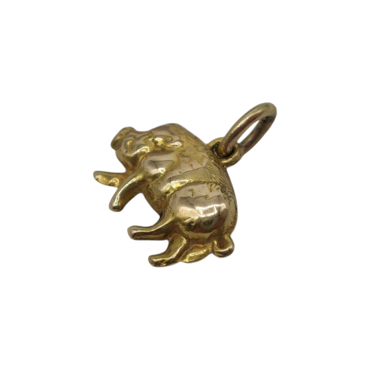 9ct Yellow Gold Boar Charm L 1.5 cm 0.9 g.