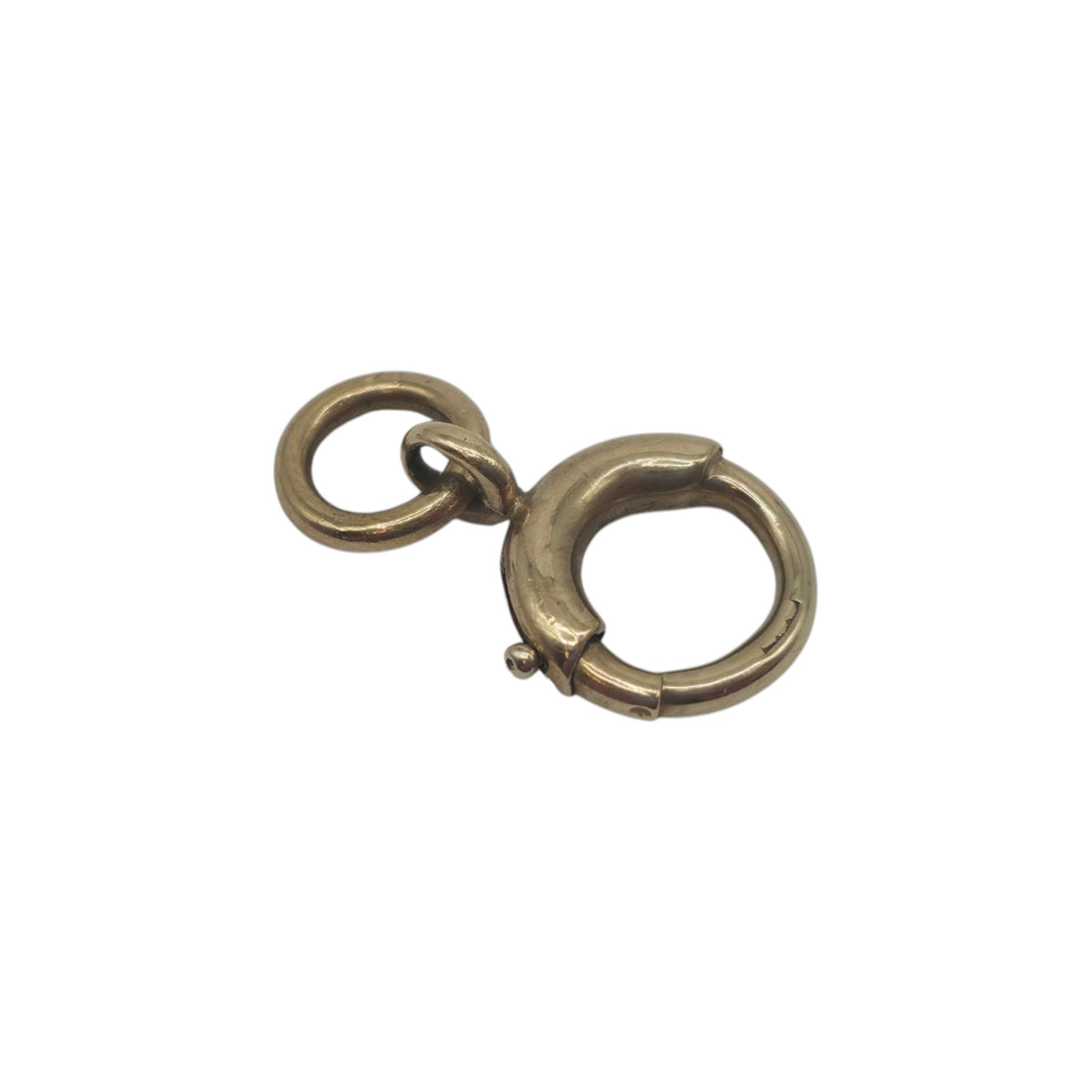 Antique 9ct Rose Gold Bolt Clasp c.1900 L 1.3 cm 0.9 g.