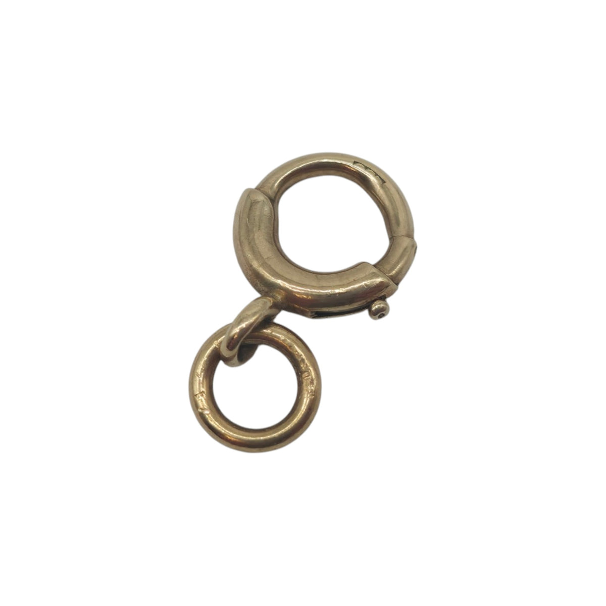 Antique 9ct Rose Gold Bolt Clasp c.1900 L 1.3 cm 0.9 g.