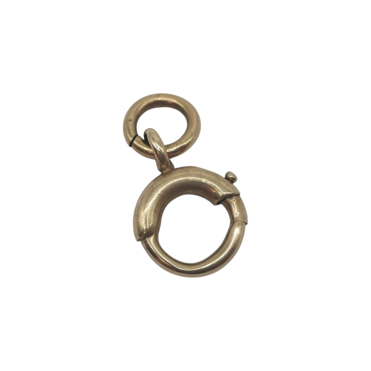 Antique 9ct Rose Gold Bolt Clasp c.1900 L 1.3 cm 0.9 g.