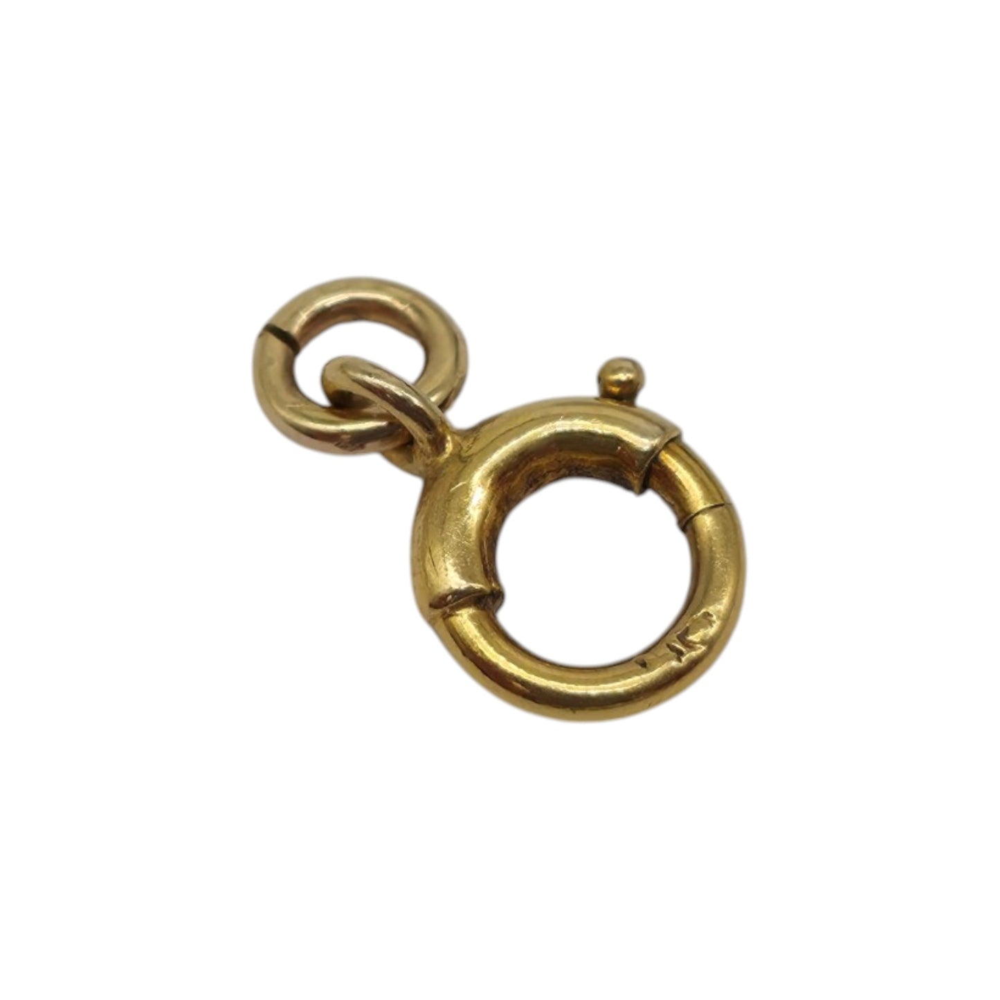 Antique 9ct Yellow Gold Bolt Clasp c.1900 L 0.7 cm 0.2 g.