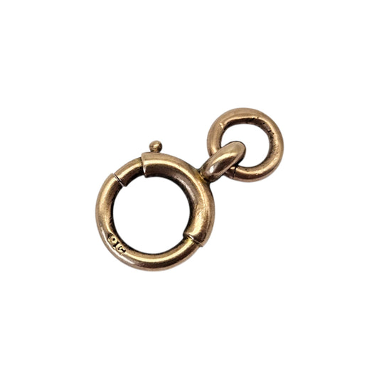 Antique 9ct Rose Gold Bolt Clasp c.1900 L 1.3 cm 1.0 g.