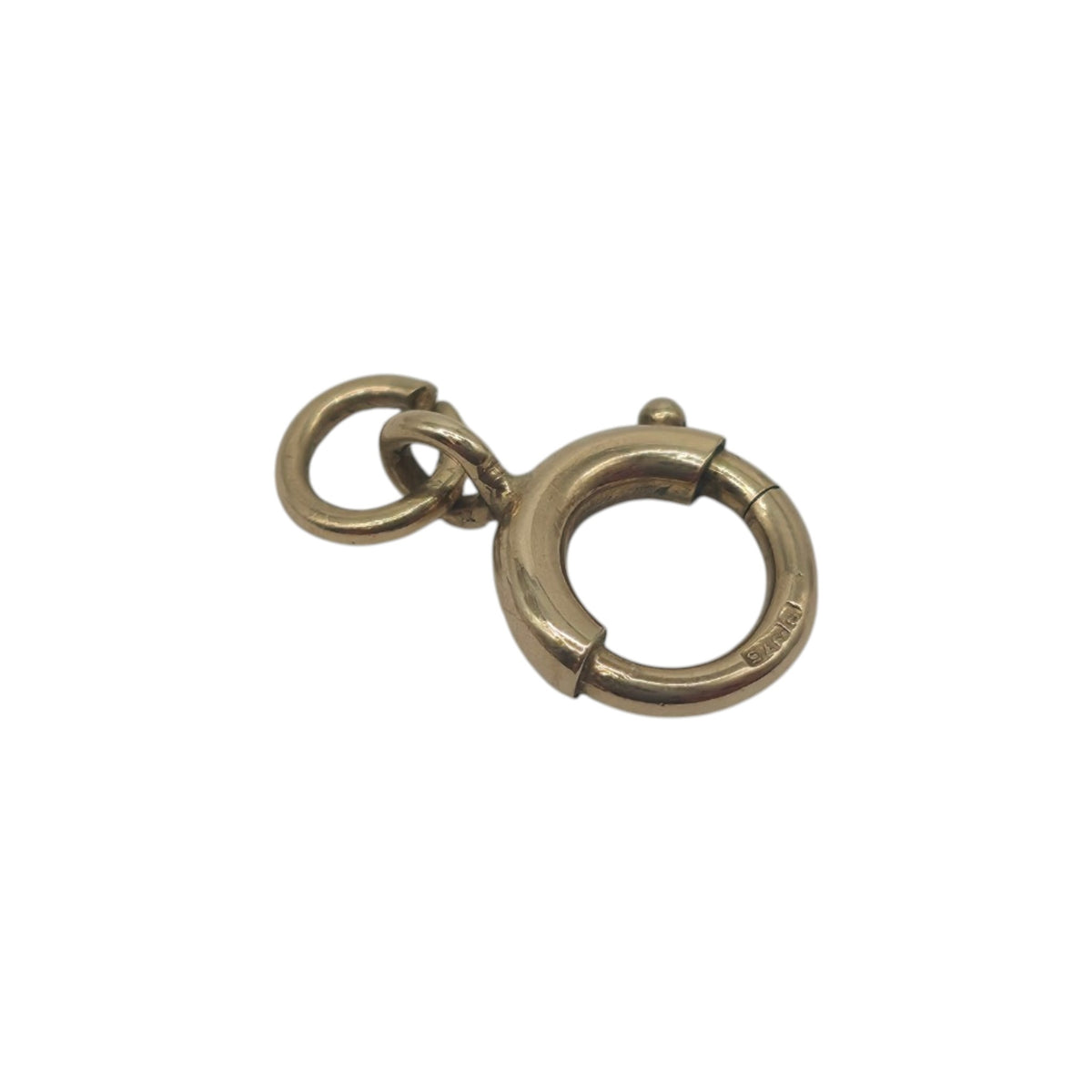 Antique 9ct 375 Rose Gold Bolt Clasp c.1900 L 1.1 cm 0.4 g.
