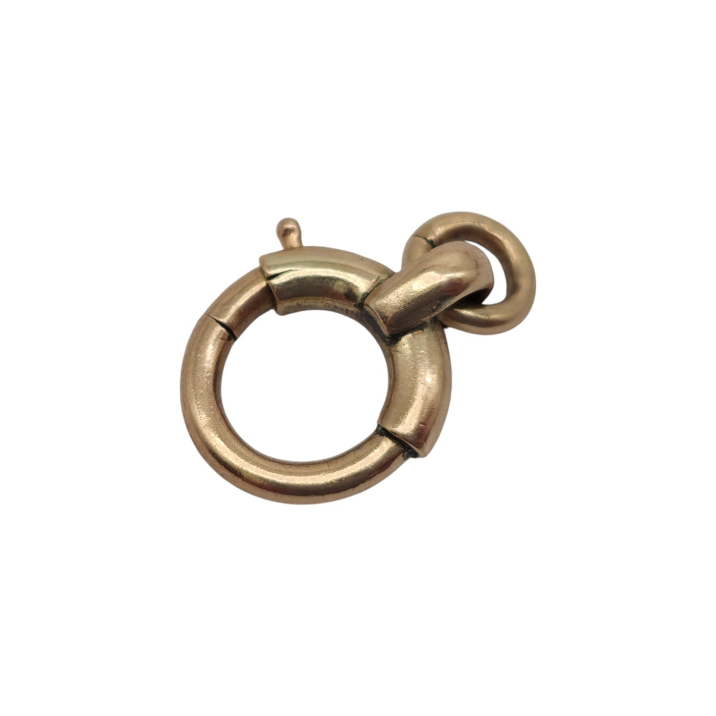 Antique 9ct Rose Gold Bolt Clasp c.1900 L 1.2 cm 0.9 g.