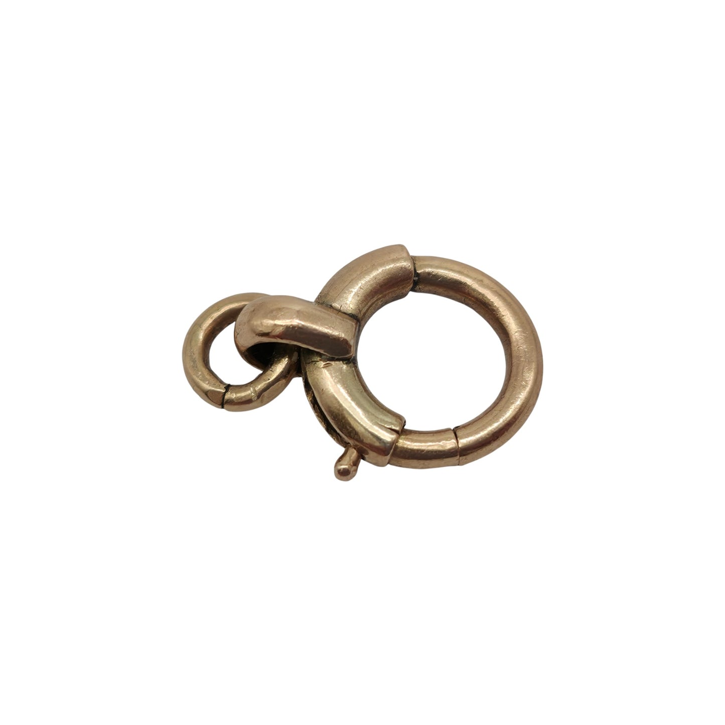 Antique 9ct Rose Gold Bolt Clasp c.1900 L 1.2 cm 0.9 g.