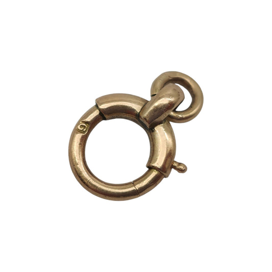 Antique 9ct Rose Gold Bolt Clasp c.1900 L 1.2 cm 0.9 g.