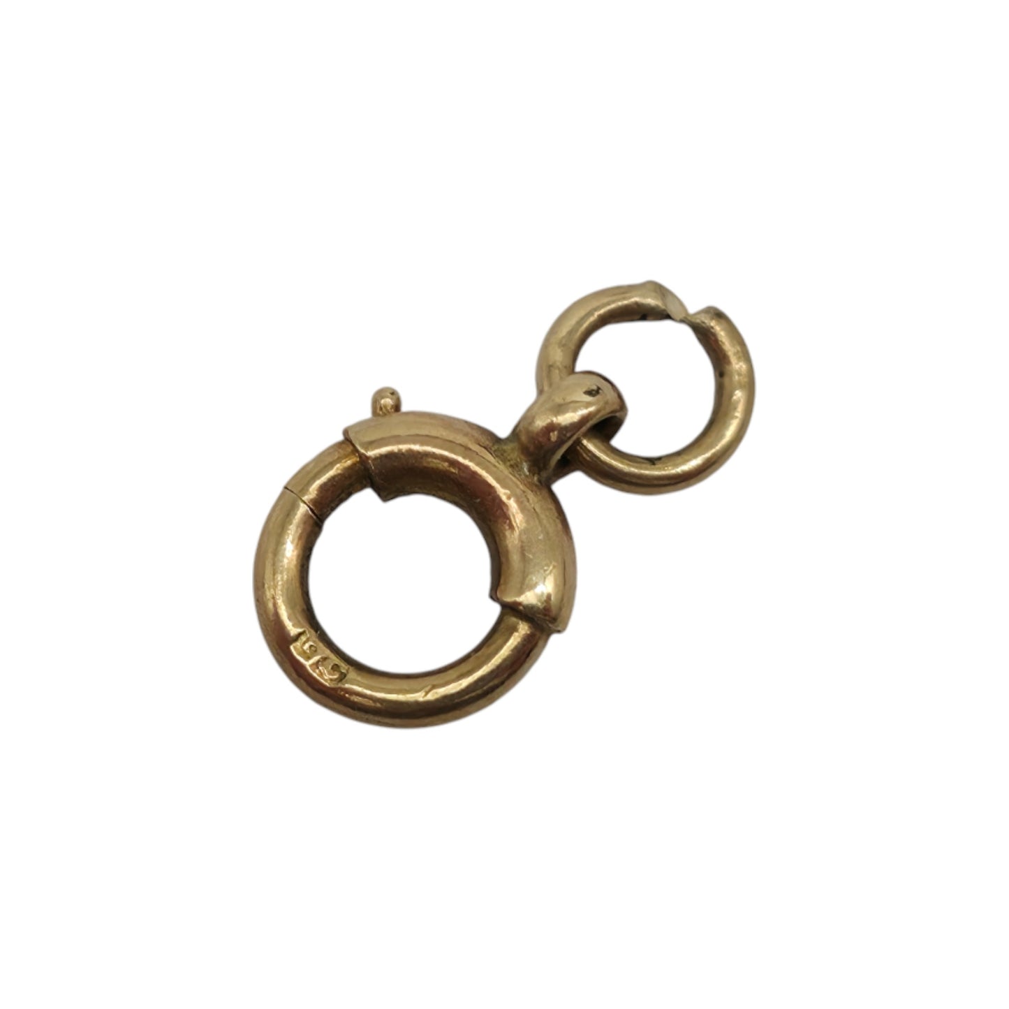 Antique 9ct Yellow Gold Bolt Clasp c.1900 L 9 mm 0.3 g.
