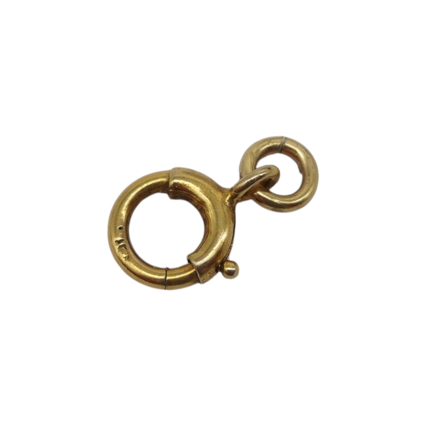 Antique 9ct Yellow Gold Bolt Clasp c.1900 L 0.7 cm 0.2 g.