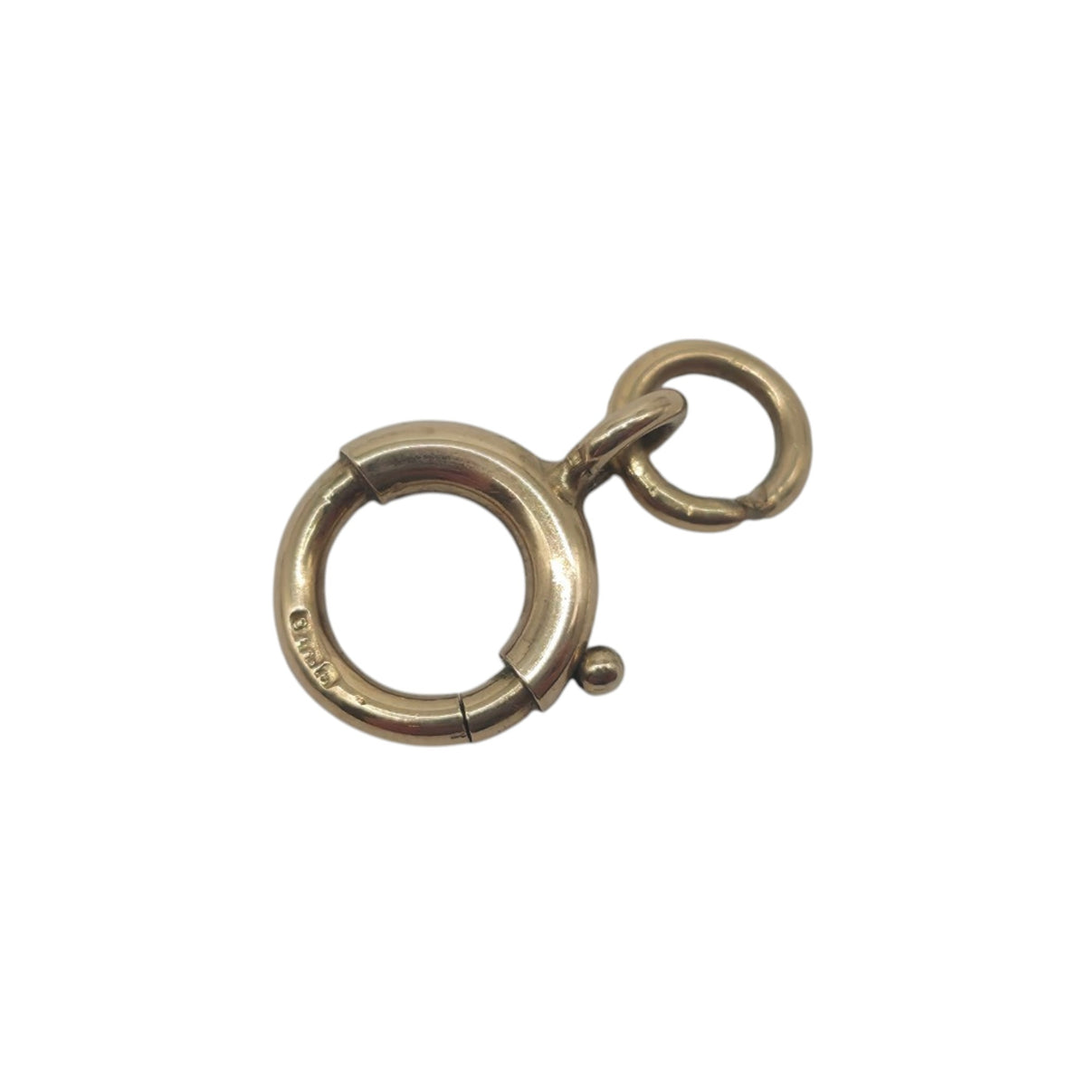 Antique 9ct 375 Rose Gold Bolt Clasp c.1900 L 1.1 cm 0.4 g.