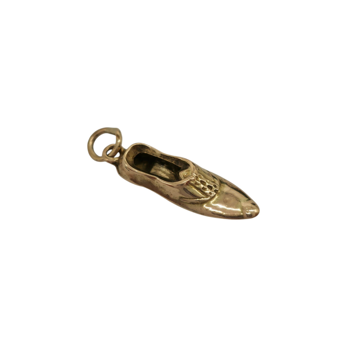 Antique 9ct Rose Gold Boot Charm c.1900 L 2.0 cm 0.5 g.